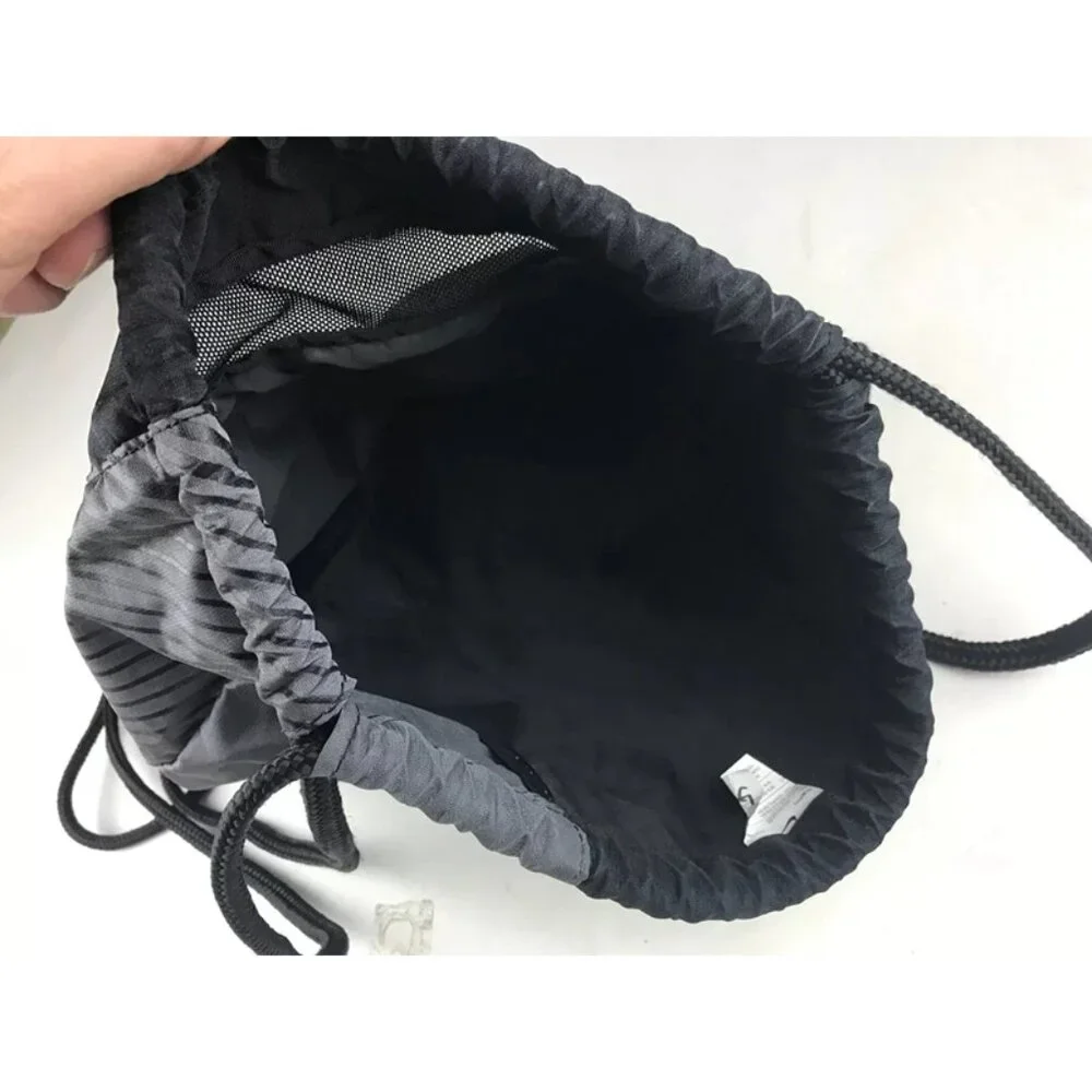 Nike‎ Drawstring Polyester Gym Sack Pack Black/Gray Backpack